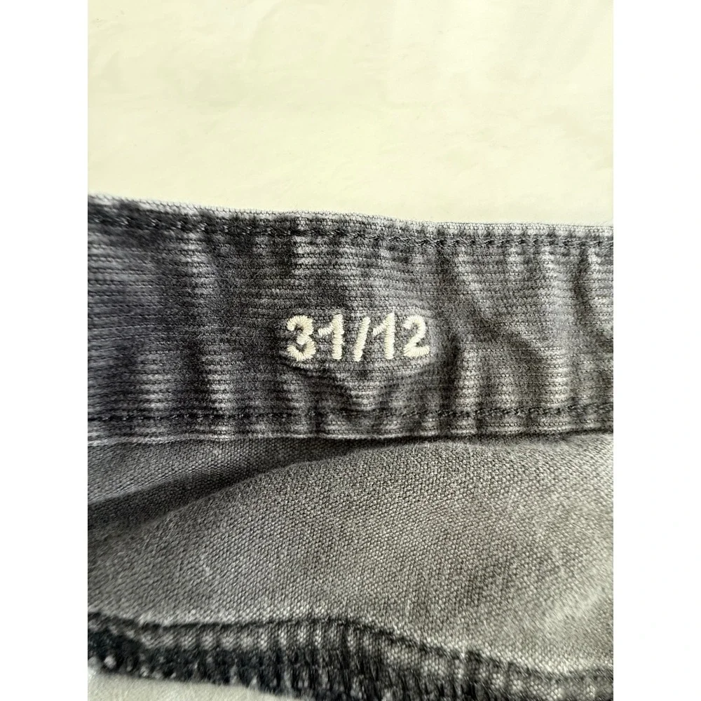 Gap 1969 Corduroy Micro Mini Skirt‎ Flint Gray Size 12 Pockets Casual Preppy